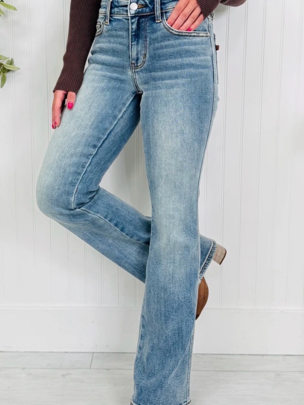 Judy Blue Light Blue Boot Jeans size 5
